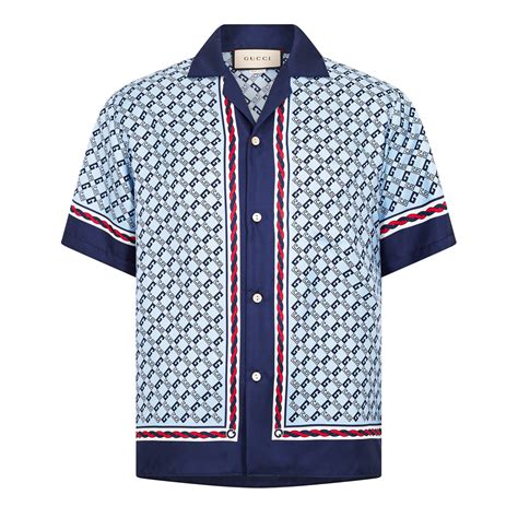 gucci silk shirt men's|gucci silk shirts for men.